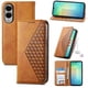 thumbnail image 1 of Funda Flip FOXDOCK para Samsung Galaxy S25 Edge , Estilo Billetera con Diseño Rombo, Correa de Mano y Soporte, Uso Diario, 1 of 6