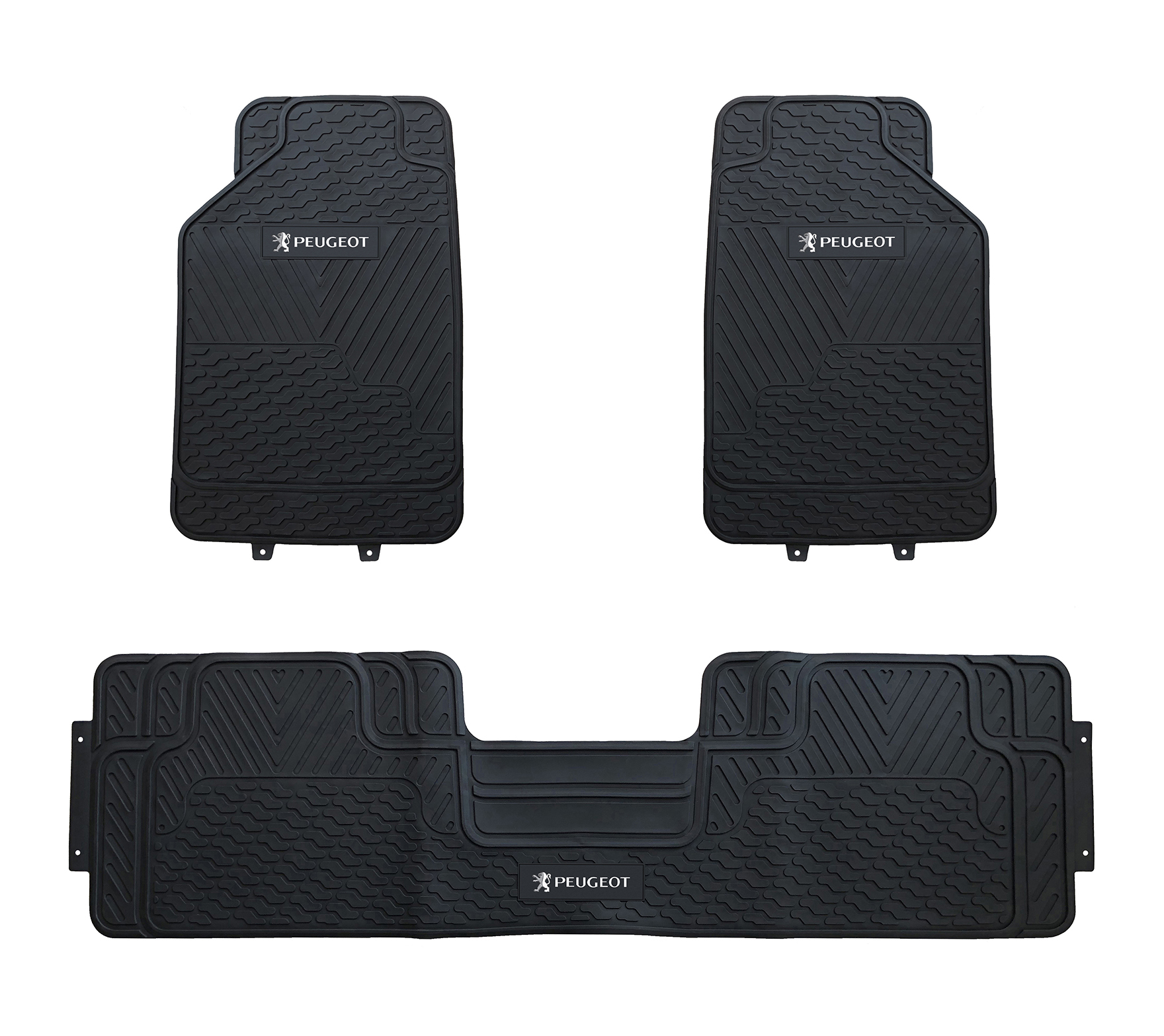 Jj Group - Pisos De Goma 3 Piezas Peugeot Para Vehículos