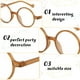 thumbnail image 4 of Gafas de lectura con montura redonda personalizadas, remaches, gafas Prince, gafas de lectura para personas mayores, 4 of 6