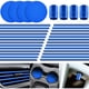 thumbnail image 1 of Set Accesorios Auto Frienda 28 Piezas Azul Ventilas Posavasos Válvulas, 1 of 3