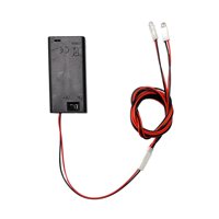 Bothyi - Kit De Iluminación Para Casa De Muñecas, Cables De Luz, Luz Para Maquetas Hecha A Mano, Pequeño Portapilas, Luz Blanca