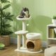 thumbnail image 2 of Árbol para Gatos PawHut 79 cm con Postes de Rascado Color Crema, 2 of 9