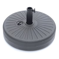 Novahus - Base Redonda Para Quitasol 21 Kg - Negro