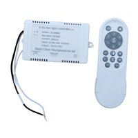 Magideal - Juego De Control Remoto Para Ventilador De Techo De 110 V Con Velocidades Ajustables, Práctico Kit De Control Remoto Y Receptor Para El Hogar, Luz De