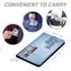 thumbnail image 4 of Forrest Gump Porta Pasaporte Y Cartera De Viaje Premium De Cuero PU, Funda De Pasaporte Bloqueo RFID Con Ranuras Para Tarjetas De Crédito, Estuche Para Libro De Pasaporte Para Familia 10cm × 15cm, 4 of 6