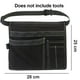 thumbnail image 5 of Delantal de trabajo/bolsa para cinturón de herramientas de un solo lado con 5 bolsillos para carpinteros, jardineros y constructores. Construcción de lona resistente. Cinturón ajustable., 5 of 8