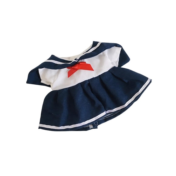 Vestido De Mu?eca Para Ni?as De 20 Cm, Suave Y A La Moda, Regalo Para Ni?as Peque?as, Atuendo Educativo, Azul JK