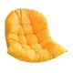 thumbnail image 1 of Cojín para Silla Colgante, Cojín para Asiento de Silla de Exterior, Cómodo Cojín para Silla Columpio, Alfombrilla para Silla de Jardín para Decoración Amarillo, 1 of 5