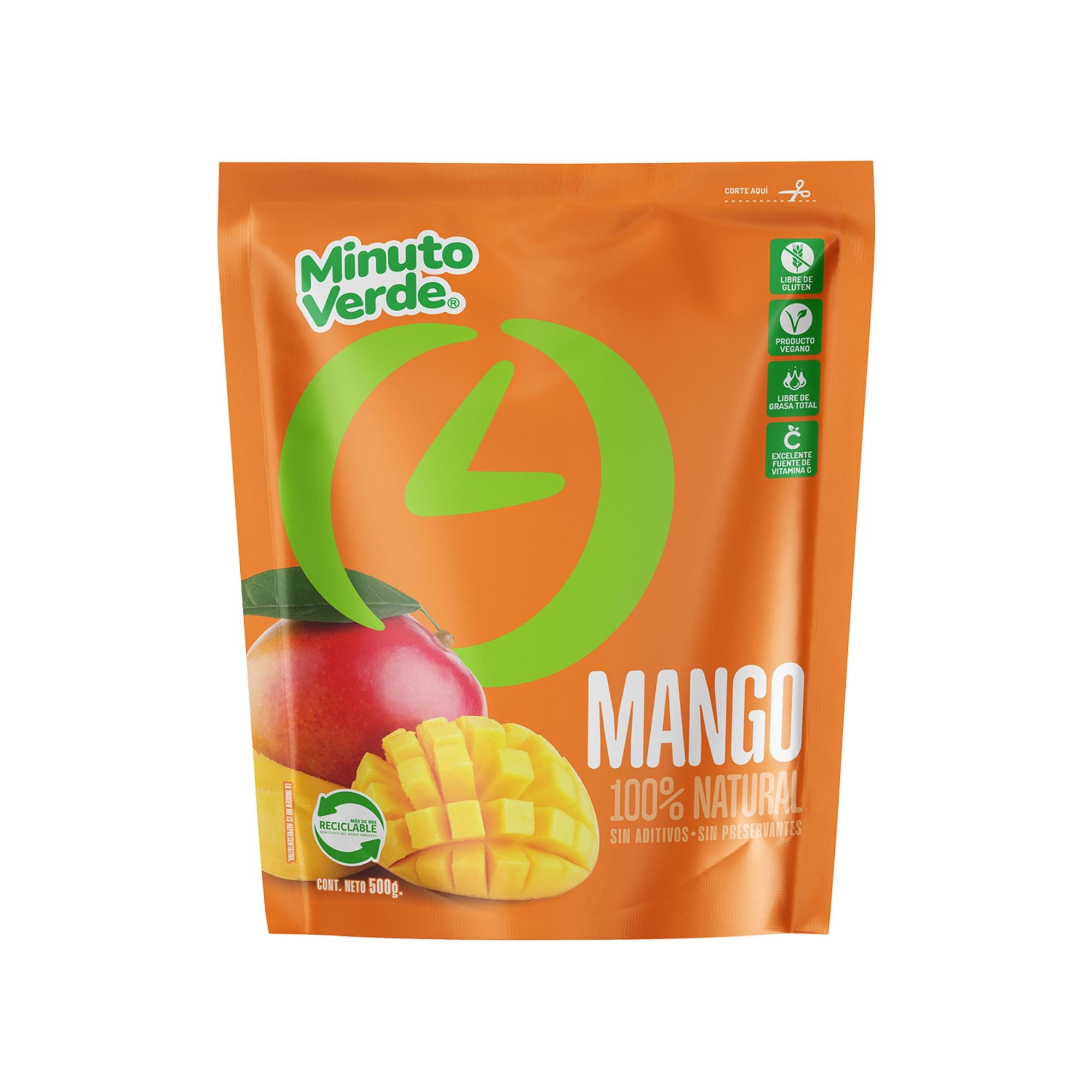 Mango En Trozos Bolsa 500 g Minuto Verde