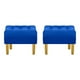 thumbnail image 1 of Set Pouf Wood 1c Felpa 01 Azul Rey, 1 of 5