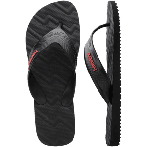 Sandalias Hombre Track Waves Negro Havaianas