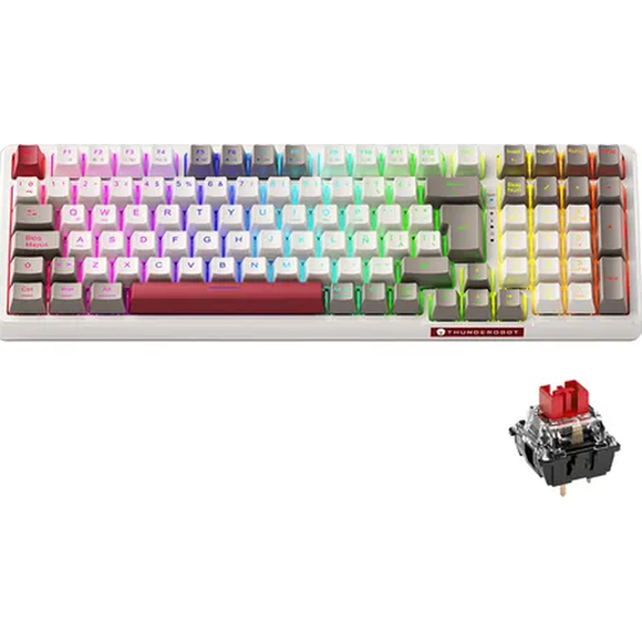 Teclado mecánico thunderobot k98 gasket rgb hot swap