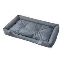 Magideal - Cama Para Perros Y Gatos, Alfombrilla Para Cachorros, Perrera Antideslizante, Acogedora, Colchón Para Dormir En Interiores, Cojín Para Cachorros Shiba Gris