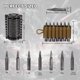 thumbnail image 4 of Juego de dados CZYY Rifle Bullet 7 poliédrico con contenedor giratorio, 4 of 8