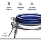 thumbnail image 4 of Tarro de vidrio Bormioli Rocco 1000 ml con tapa azul hermética, 4 of 9
