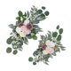 thumbnail image 2 of Arco De Flores Para Boda, Decoración Rústica De Fondo Para Recepción, Ceremonia, Fiesta, Color Rosa, 2 of 5