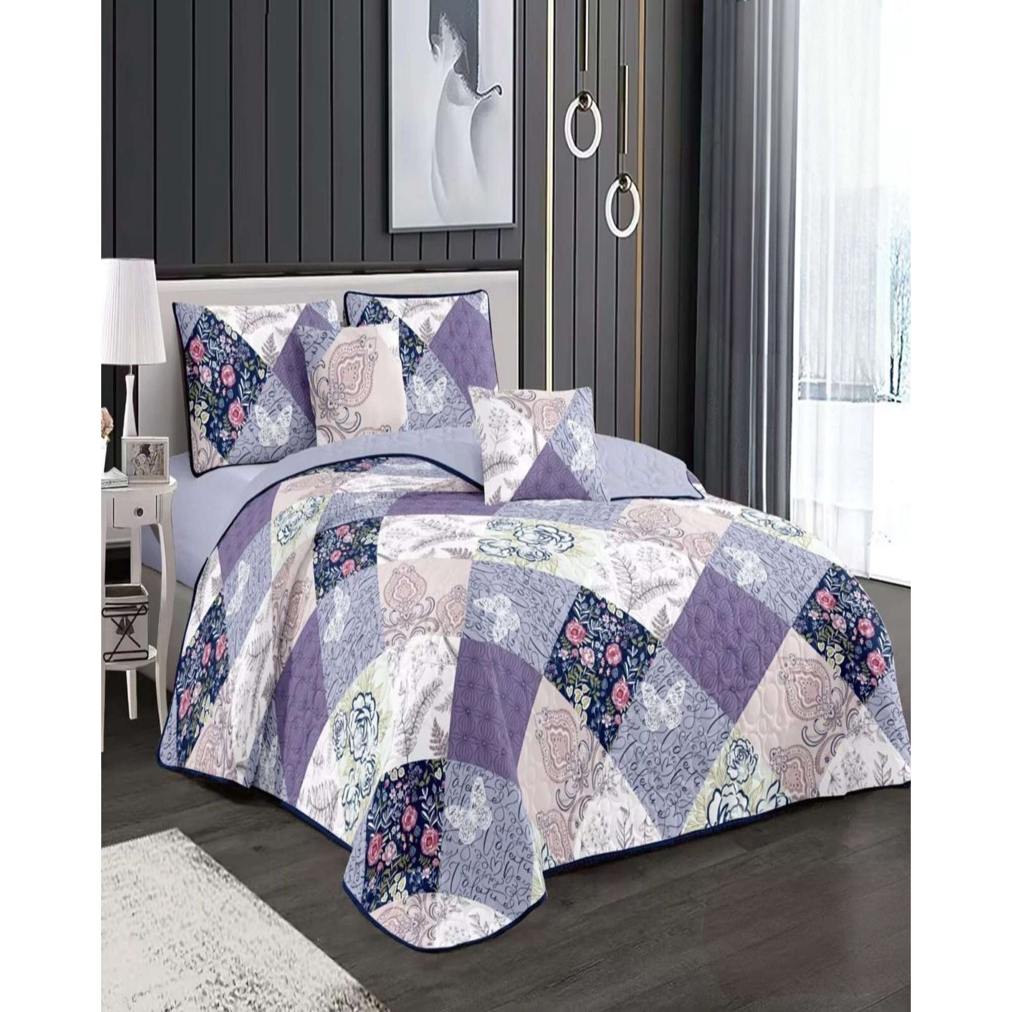 Tengfei - Cobertor Colcha Quilt De Verano Plaza Y Media