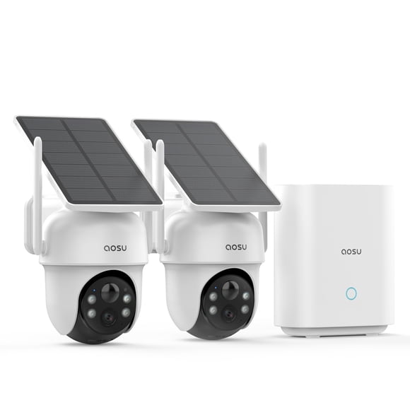 Cámaras de seguridad AOSU Outdoor Wireless 2K Color Night Vision