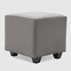 thumbnail image 4 of Living Kansas 3 Cuerpos + 2 Pouf Felpa Gris, 4 of 5