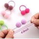 thumbnail image 3 of 20 piezas de bolas de peluche Cacampanao banda Pom Ball elástico Cacampanao lazos Coldeul Pom Cacampanao lazos elásticos para coletas Niños bola esponjosa banda elástica cuerdas encantador Cacampanao, 3 of 7