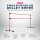 thumbnail image 2 of Barra de ballet Vita Vibe 2,4 m rosa claro ajustable, 2 of 6