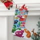 thumbnail image 2 of Uglydolls Tema: Calcetines de Navidad, fino lino blanco para colgar en escaleras y chimenea, decoración navideña para el hogar, regalo de Navidad. 45cm × 32cm, 2 of 5