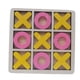thumbnail image 3 of Juego De Mesa De Madera Tic TAC Toe, Juego De Mesa De Ajedrez Xoxo Hecho A Mano Para Viajes, Amarillo Y Rosa, 3 of 5