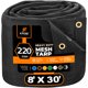 thumbnail image 1 of Lona de malla Xpose Safety, resistente, 2,4 m x 9 m, negra, impermeable, 1 of 9