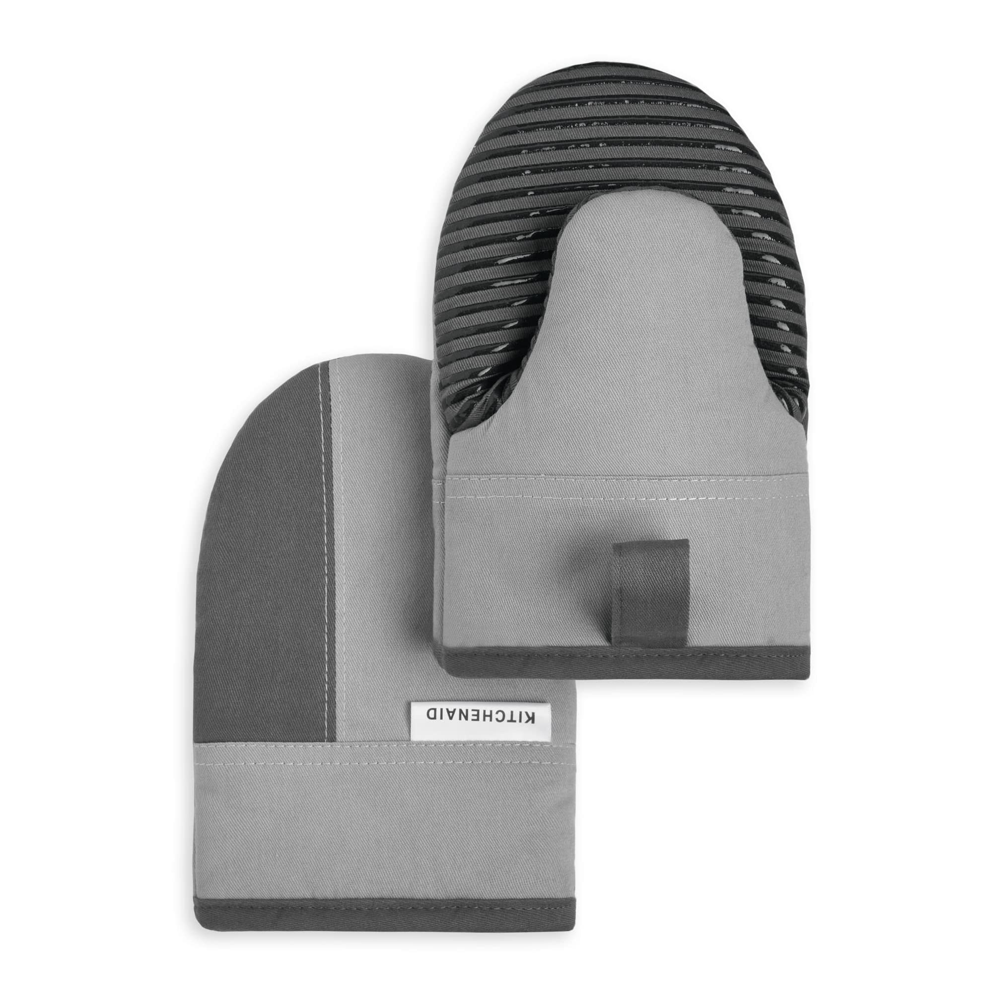 Juego De Guantes De Cocina Kitchenaid Beacon, Bicolor, Antideslizantes, 2 Piezas