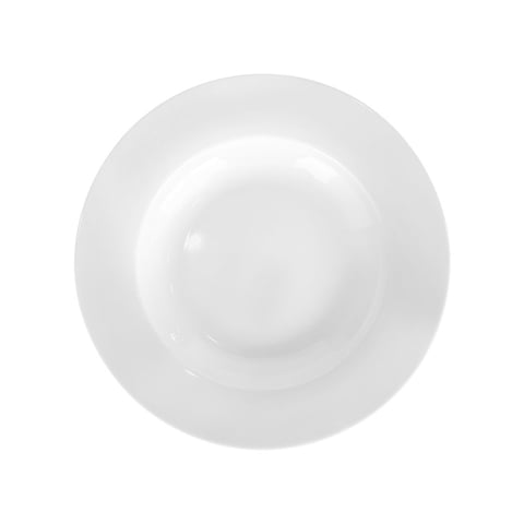 Mova - Set De 6 Platos Porcelana Hondo Borde Ancho 23 Cm Línea Padua