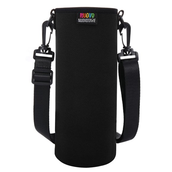 Bolsa portabotellas Nuovoware de neopreno de 750 ml, color negro