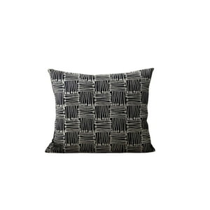 Genérico - Set De 4 Fundas De Cojin Cuadros Negro