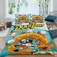 thumbnail image 2 of PatoAventuras Conjunto de sábanas temático, trío de piezas, cómodo y amigable con la piel, diseño único, regalo de decoración para el hogar para familiares, amigos y fans,173cm *218cm, 2 of 6