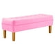 thumbnail image 2 of Banqueta Wood 2c Felpa 04 Rosado, 2 of 4