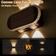 thumbnail image 2 of Luces solares para cercas Ellasay LED 4 unidades impermeables, 2 of 8