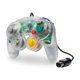 thumbnail image 3 of Controlador Cableado Cirka para GameCube y Wii con Doble Joystick Analógico Transparente, 3 of 4