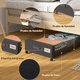 thumbnail image 3 of Caja Organizadora De Para Bajo Cama Con Ruedas 2 Piezas-Negro ¡Sin imagen!, 3 of 6