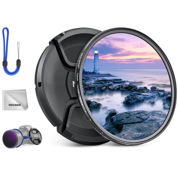 Filtro ND variable NEEWER 72 mm ND2-32 (1-5 paradas) con accesorios
