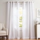 thumbnail image 2 of Par De Paneles De Cortinas Loha Linen Color Blanco Invernal, 2 of 6
