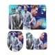 thumbnail image 1 of Kevin De Bruyne Juego de 3 alfombras de baño de coral fleece: tapete de baño + alfombra de inodoro en forma de U + funda de tapa de inodoro en forma de O, 1 of 6