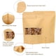 thumbnail image 3 of Bolsas de alimentos Blisstime pack de 50 14 × 20 cm reutilizables de kraft, 3 of 7
