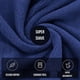 thumbnail image 5 of Set De 2 Toallas Grande De Baño Toallon 100 X 140 Cm Microfibra Azul, 5 of 8