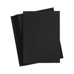 Micolor - Opalina Bond Color Negro A4 180 G 50 Hojas