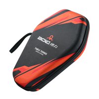Magideal - Cubierta Para Bate De Tenis De Mesa, Cubierta Para Raqueta, Cubierta Profesional Para Portador De Raqueta De Tenis De Mesa, Competición En Interiores Negro Rojo