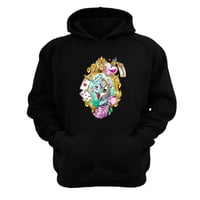 Genérico - Polerón Canguro Alicia Cuentos Infantiles Negro Talla S Unisex