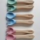 thumbnail image 1 of Make Mealtime Easier with this Baby & Toddler Silicone Spoon & Fork Set, 1 of 2