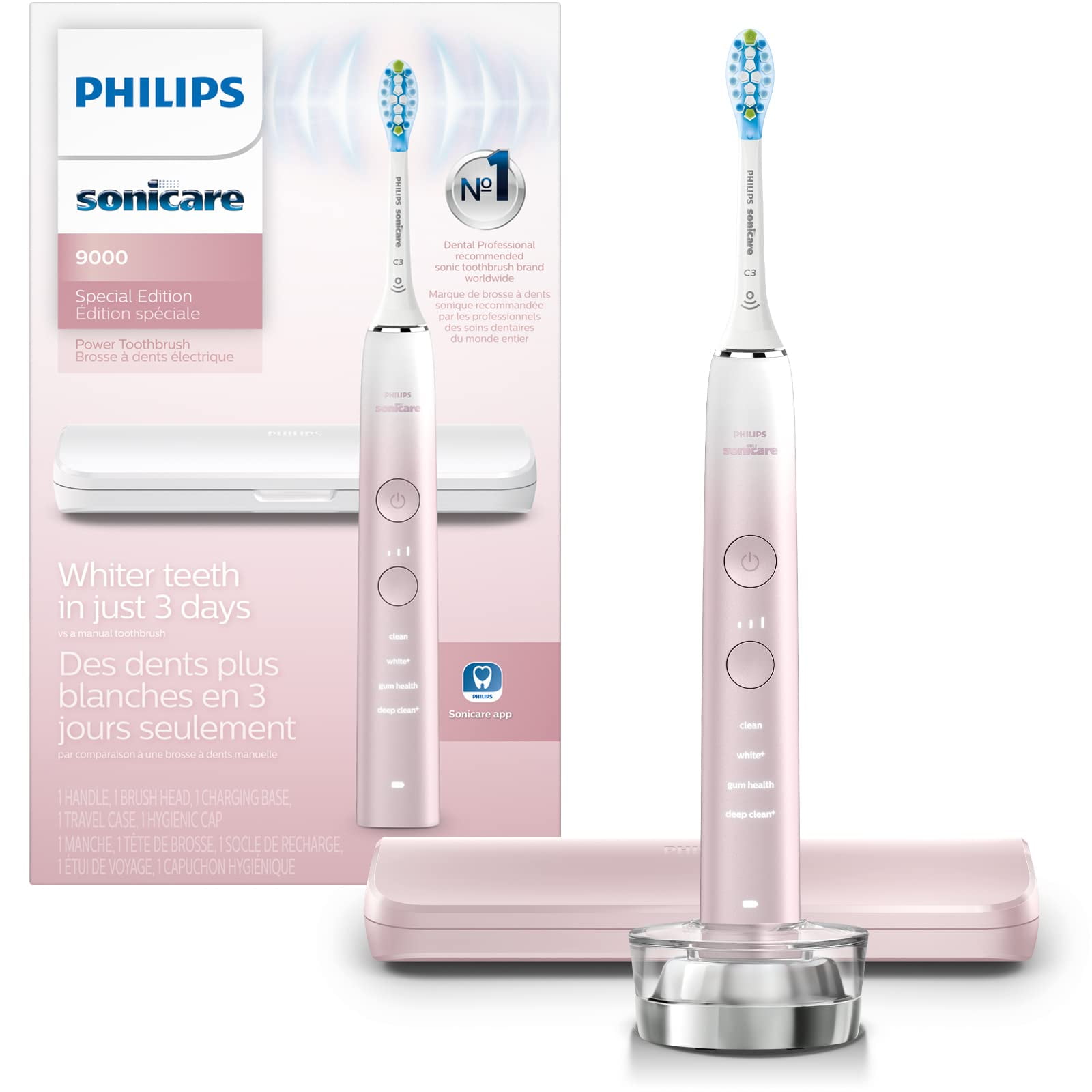 Cepillo De Dientes Philips Sonicare 9000 Special Edition Rosa/blanco