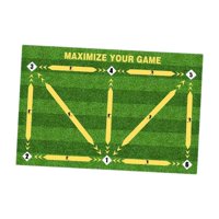 Ioensy - Alfombra De Entrenamiento De Fútbol, Tapete De Entrenamiento De Fútbol Plegable Para Uso Doméstico, Hombres Y Mujeres, 60Cm X 90Cm