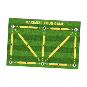 Ioensy - Alfombra De Entrenamiento De Fútbol, Tapete De Entrenamiento De Fútbol Plegable Para Uso Doméstico, Hombres Y Mujeres, 60Cm X 90Cm