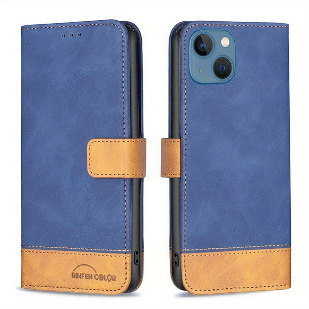 Premium Leather Phone Case With Magnetic Buckle & Card Slot Stand For iPhone 14 Pro Max, 14 Plus, 13 Pro Max, 11 Pro Max, 12 Pro Max, 7, 8, SE 2020, 2022